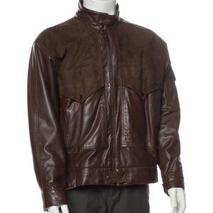 Italian leather Bally jacket